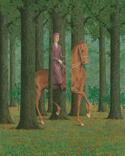 René Magritte, Le Blanc Seing (The Blank Signature), 1956, The National Gallery of Art, Washington D.C. Image: National Gallery of Art, Washington 1985.64.24, Collection of Mr. and Mrs. Paul Mellon, Artwork: © ADAGP, Paris and DACS, London 2022